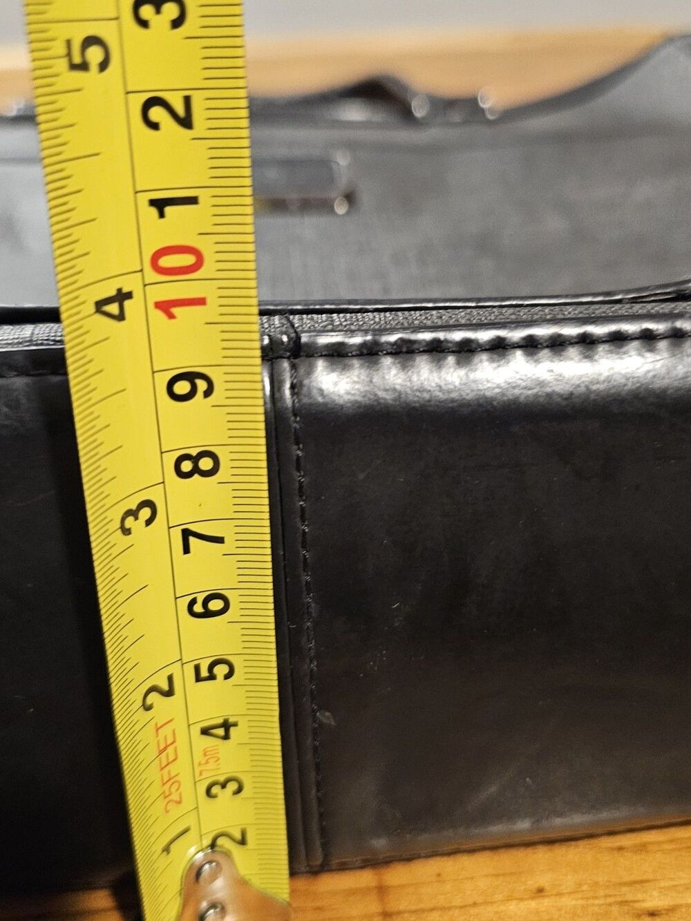 Tumi Briefcase Ashton Collins Zip Coated Canvas Textured Grey Laptop Case - Picture 11 of 15